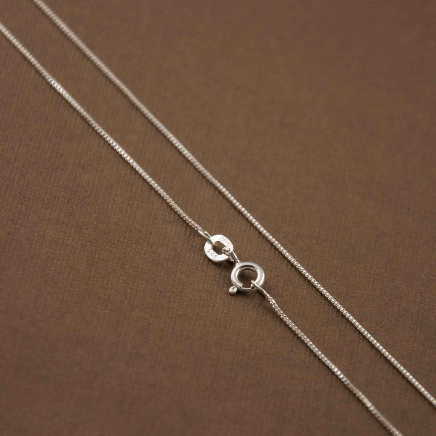 Sterling Silver Box Chain - 18