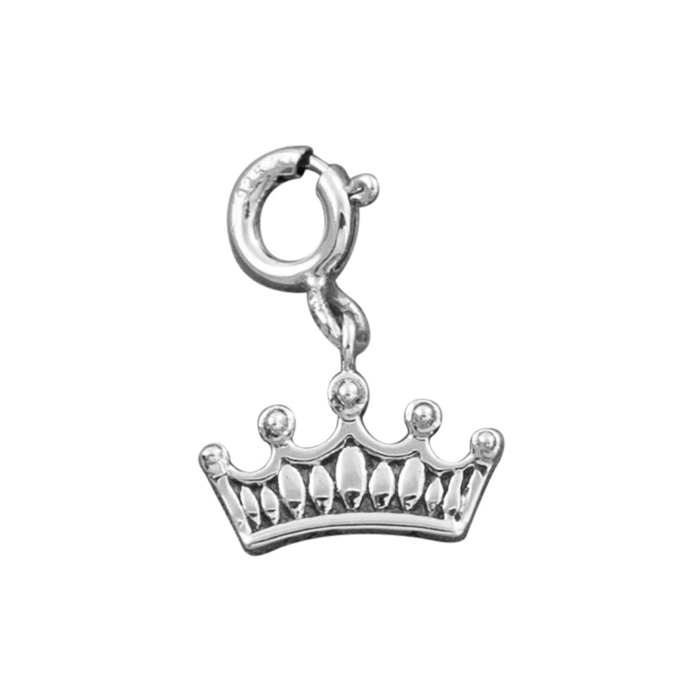 Princess Tiara Silver Charm