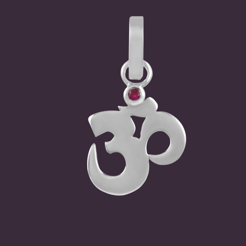 ॐ Om Silver Pendant