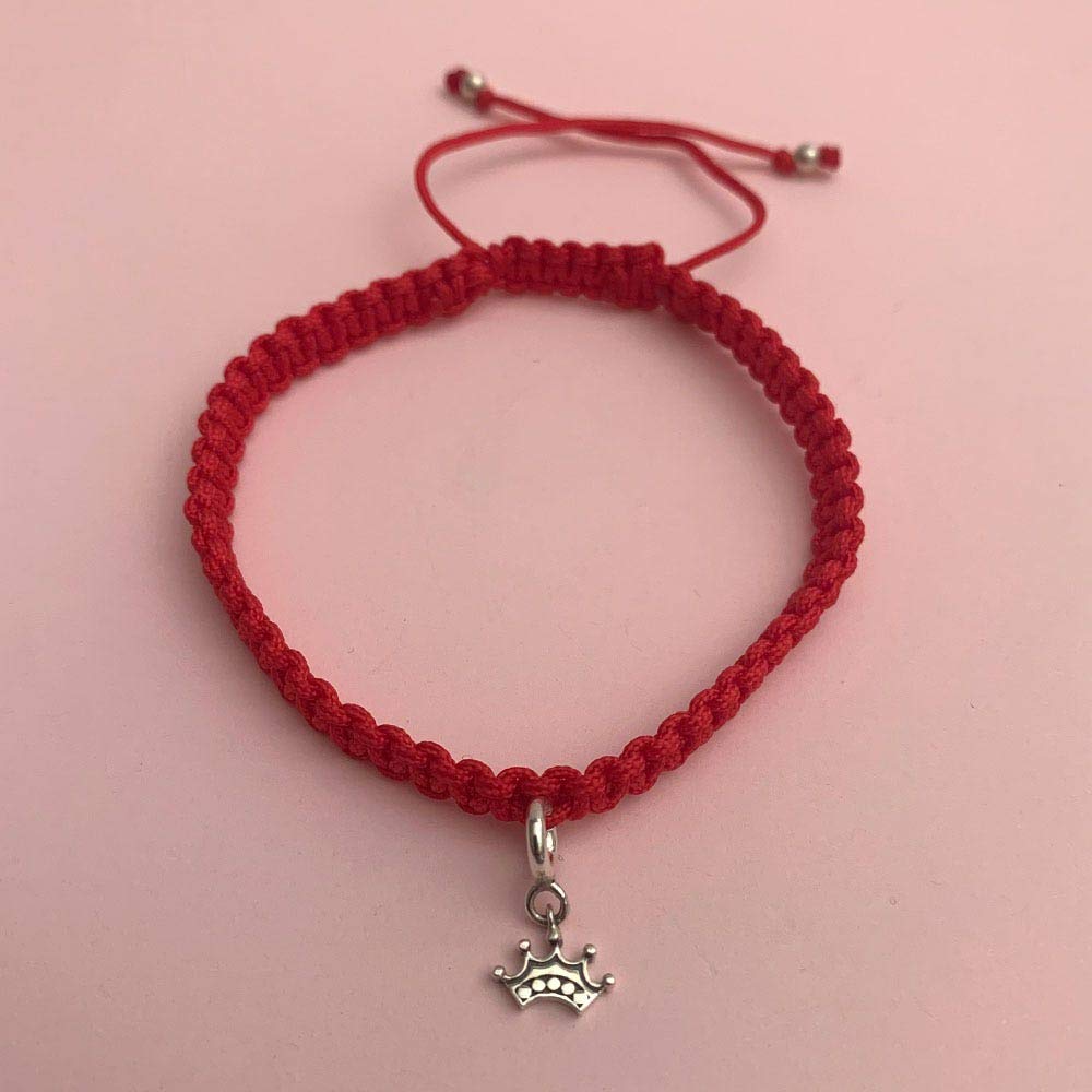 Princess Tiara Silver Charm with Simply Charming Friendship Charmholder Bracelet