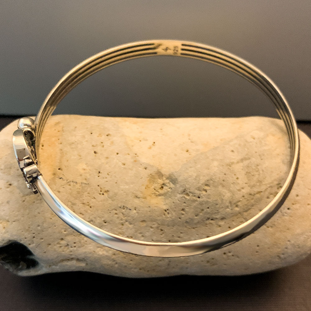 Shaurya Silver Sword Kada Bangle-2-12