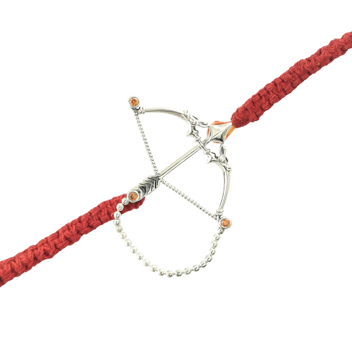 Dhanush Silver Brooch Moli Rakhi Bracelet