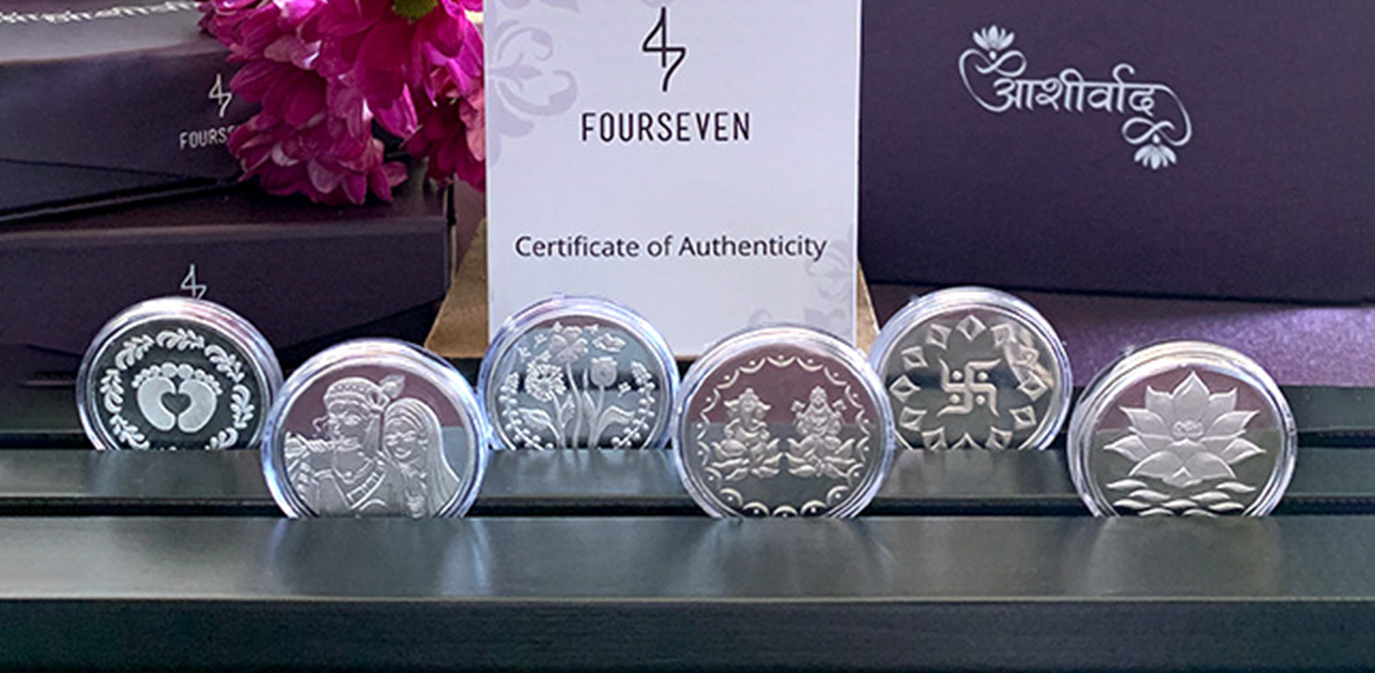 Collectible Pure 999 Silver Coins by FOURSEVEN