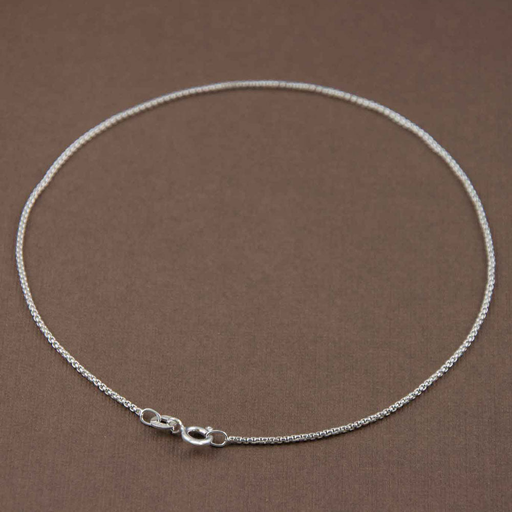 Simplicity Chain Silver Anklet