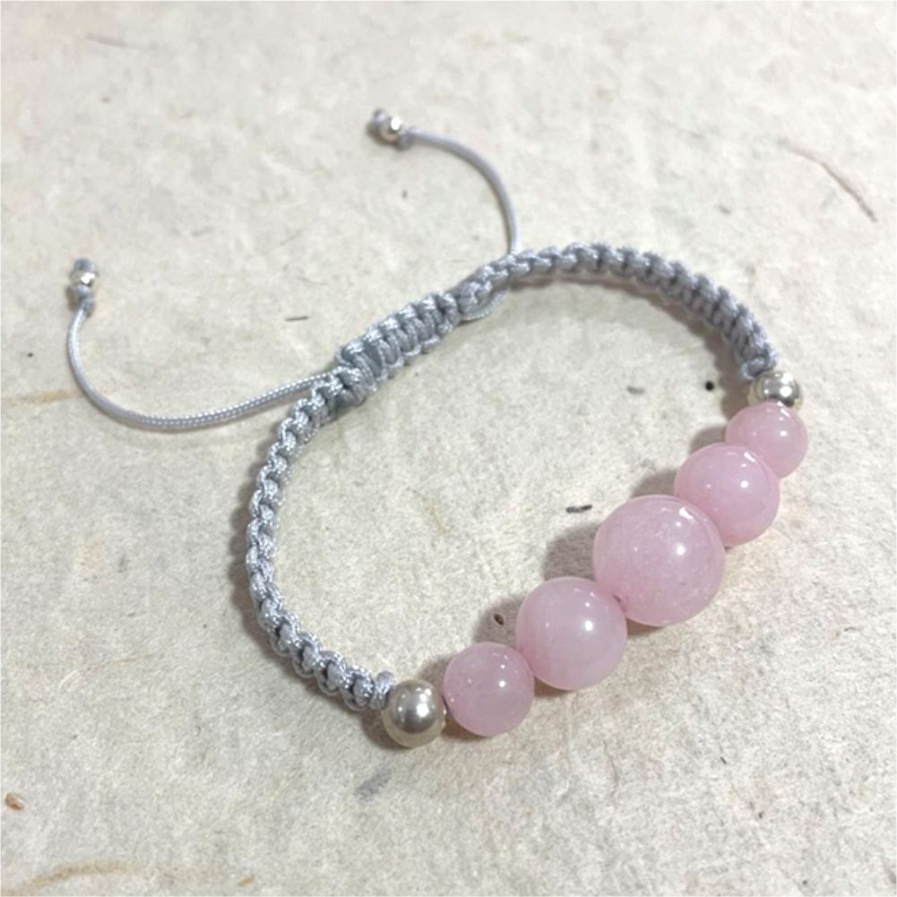 Love Unconditionally Adjustable Bracelet in Rose Quartz