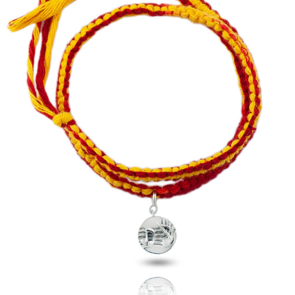 Sound of Music Silver Charm Moli Rakhi Bracelet