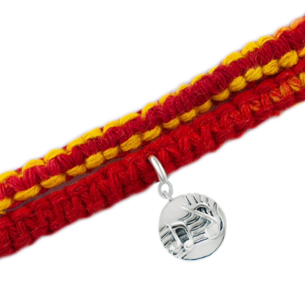 Sound of Music Silver Charm Moli Rakhi Bracelet