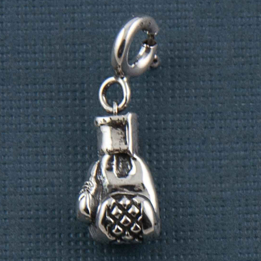 Boxing Glove Silver Charm