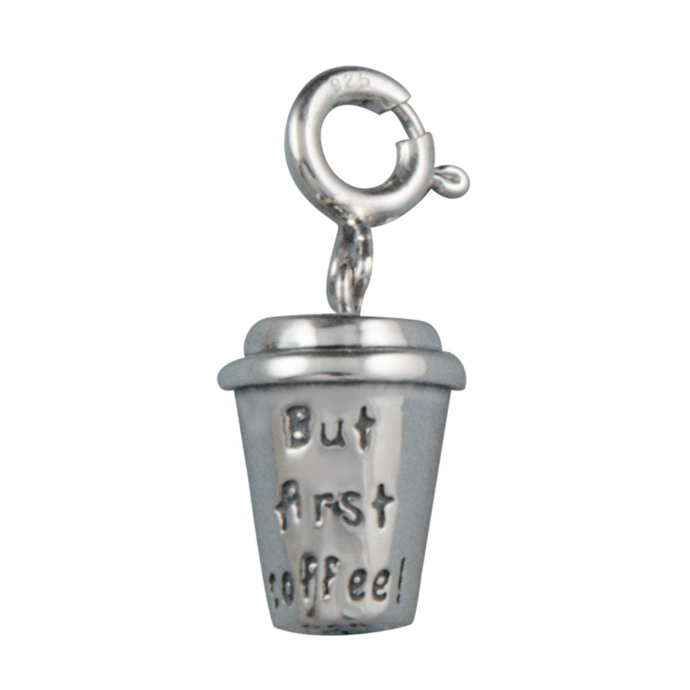 But First, Coffee Silver Charm