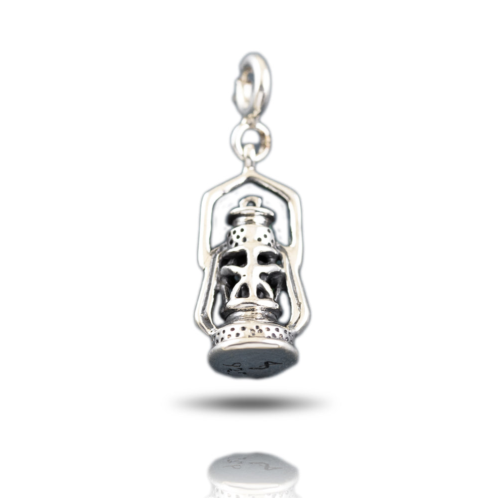 Laalten Lantern Silver Charm