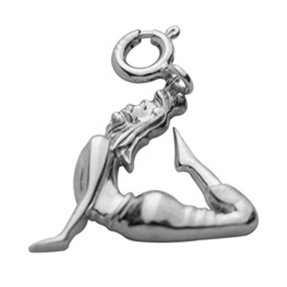 Yogi King Cobra Silver Charm