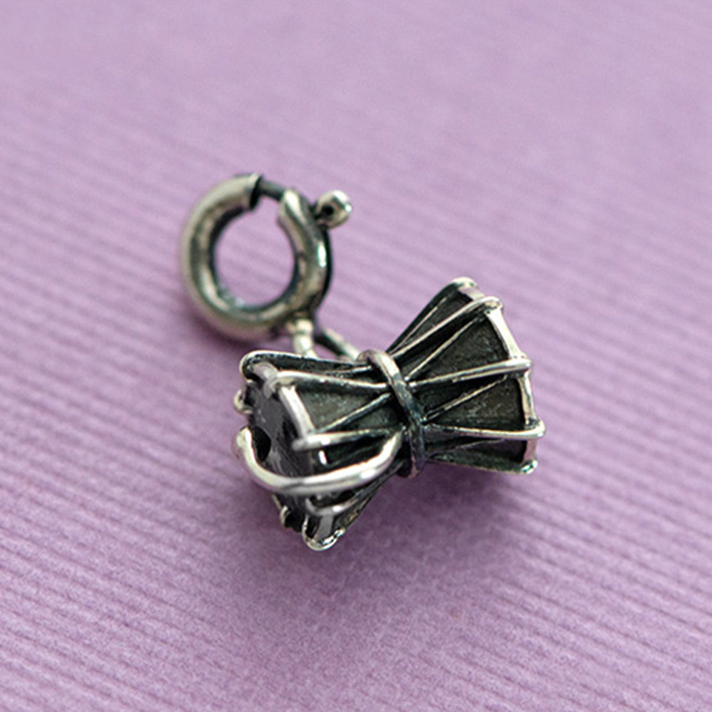 Damru Silver Charm