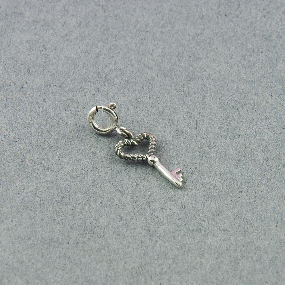 Key to My Heart Silver Charm