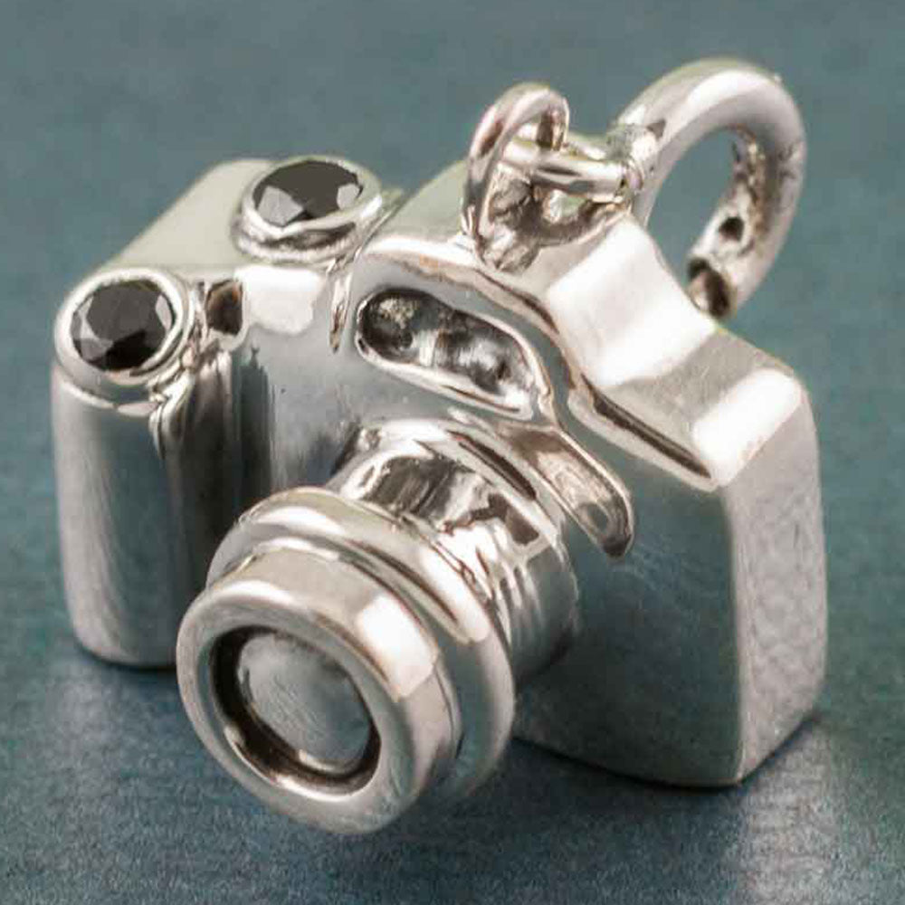 Capture the Moment DSLR Camera Silver Charm