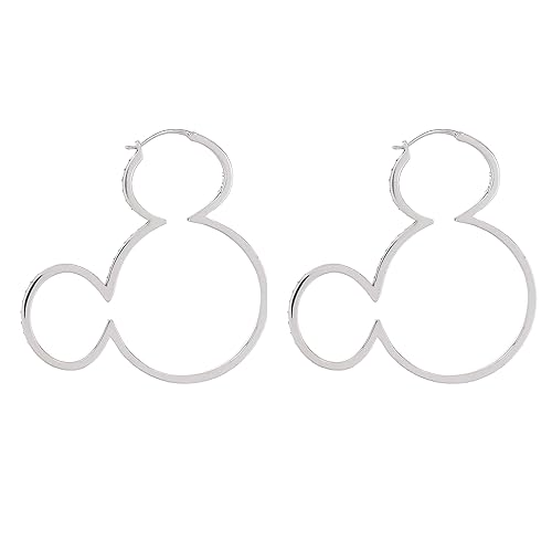 Silver Rawa Statement Hoop Earrings