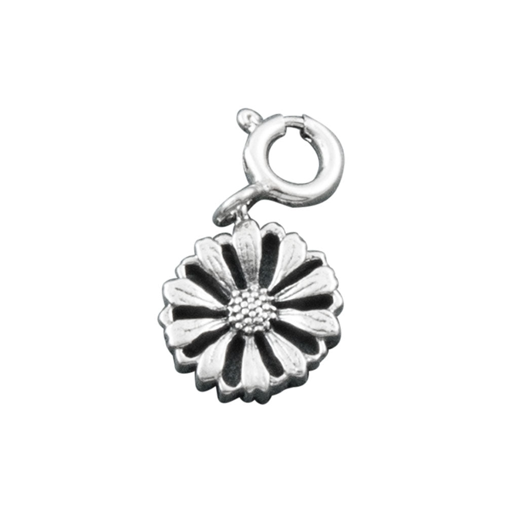 Daisy Silver Charm