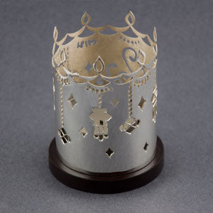 Diwali Silver-Plated Tealight Holder