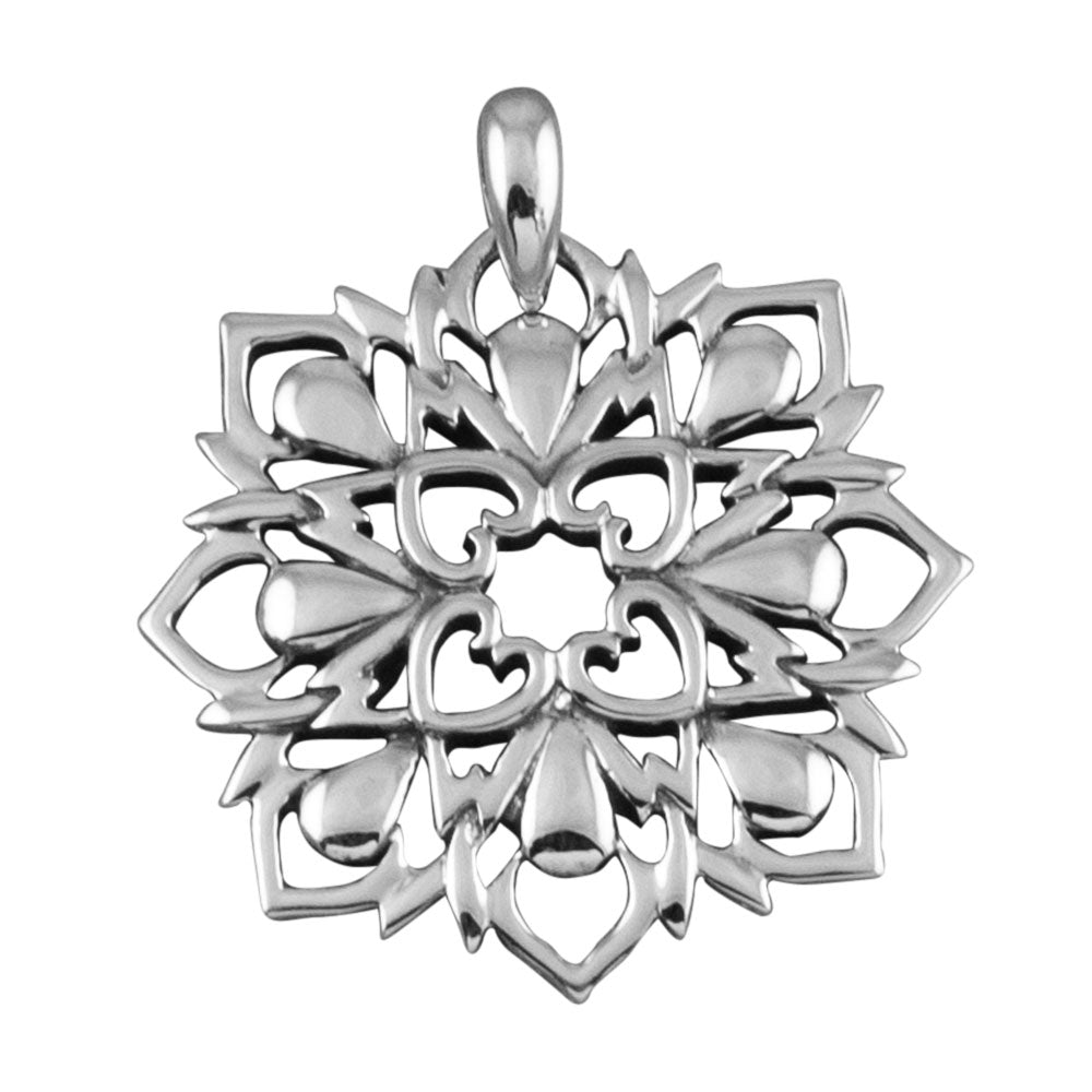 Four Elements Silver Pendant