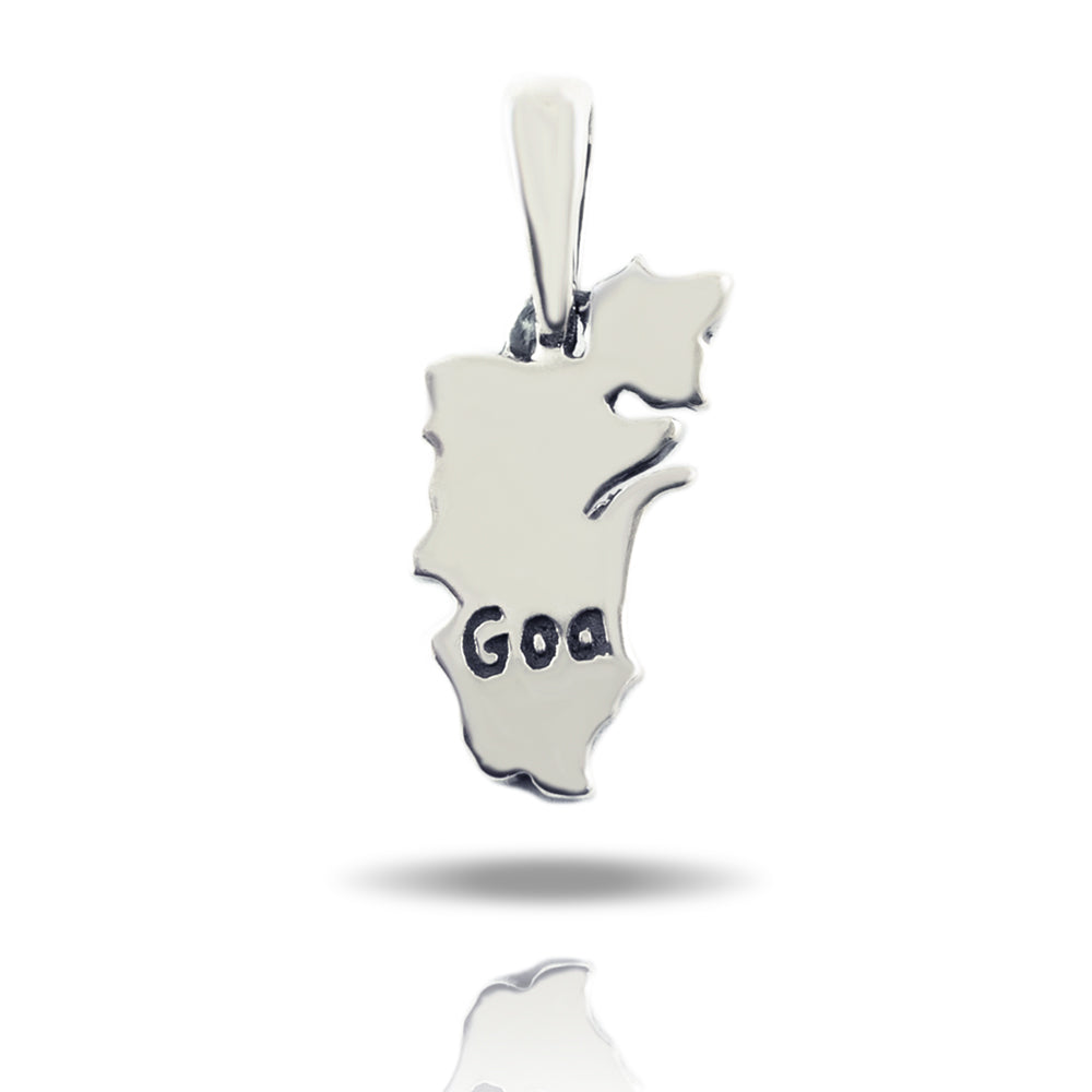 My Goa State Silver Pendant