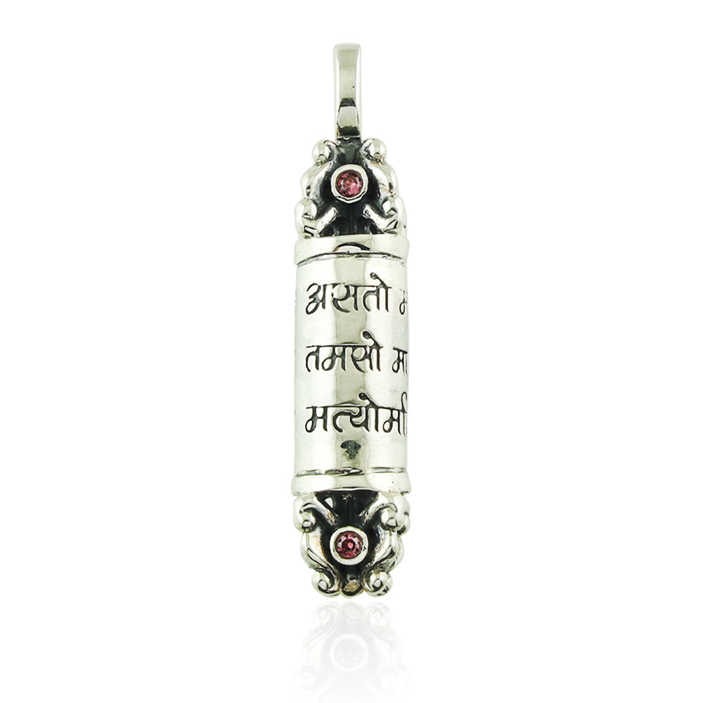 Pavamana Mantra Silver Pendant