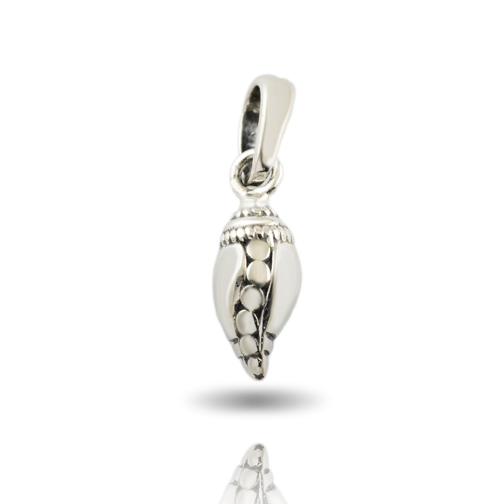 Sacred Shankh Silver Pendant