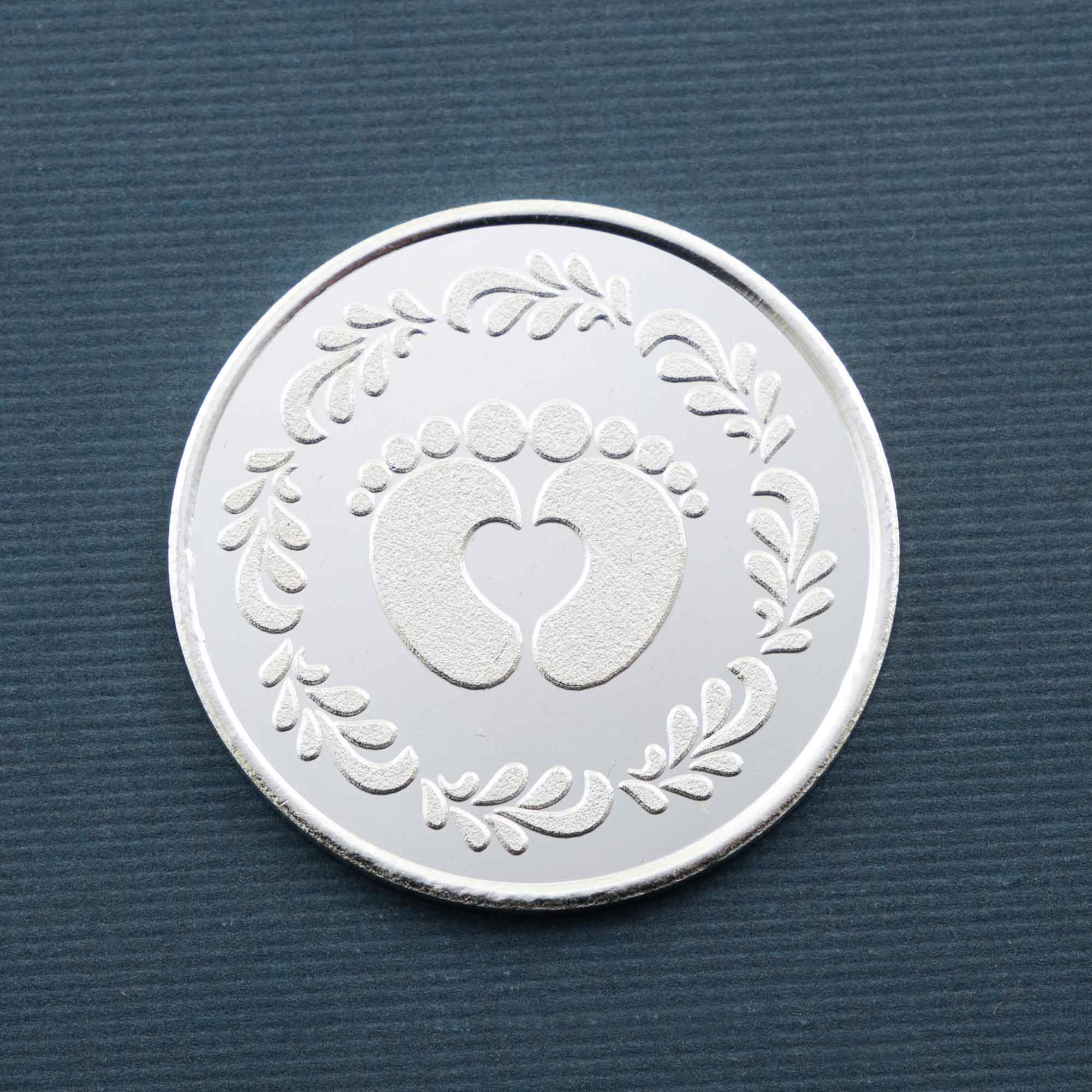 Ayushmaan Bhava Pure 999 Silver Coin-10 Gram