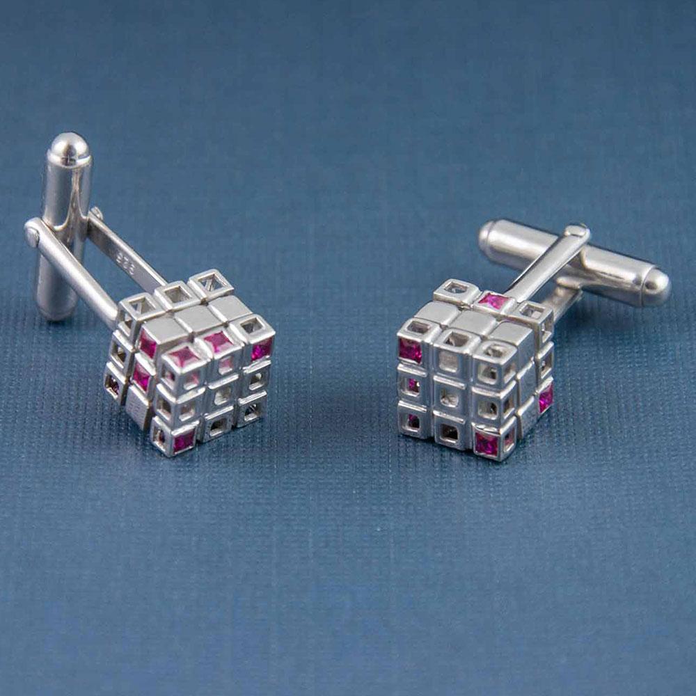 Fourseven A Beautiful Mind Cufflinks CL-65-PL-RUB Base-Image