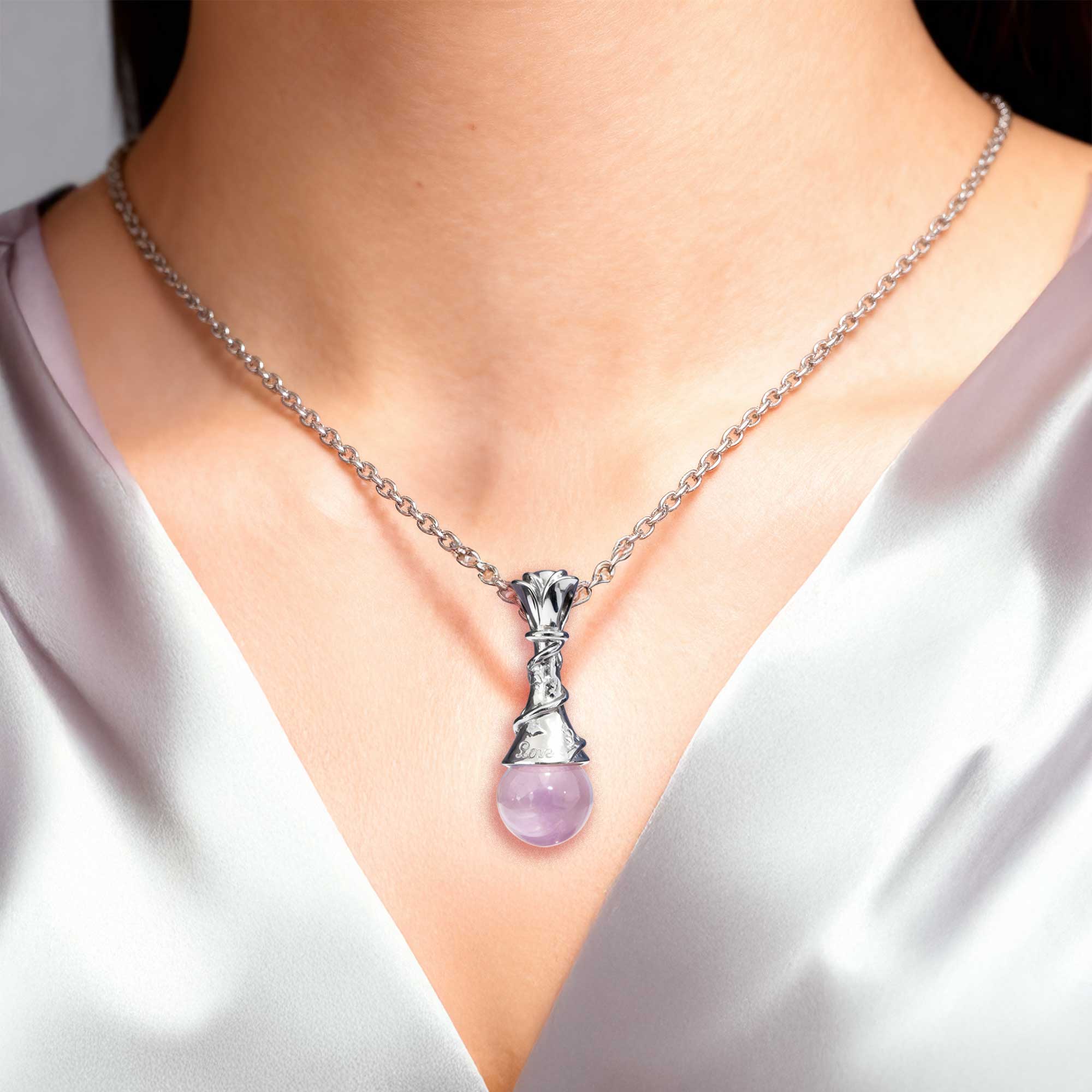 All About Love Potion Silver Pendant