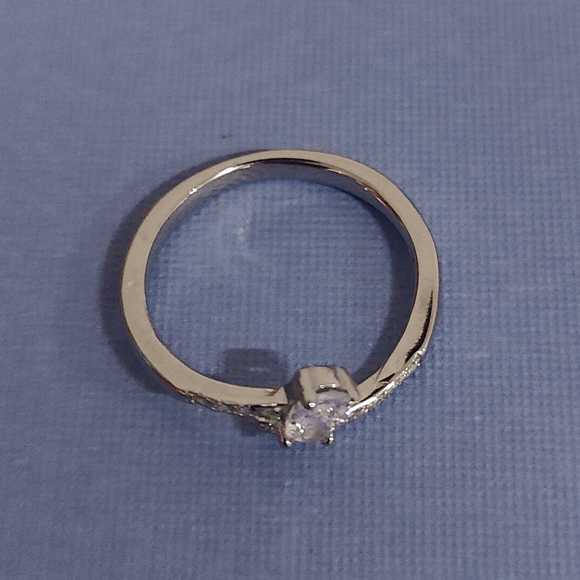 All That Glitters CZ Elite Adjustable Silver Ring-9 to 12