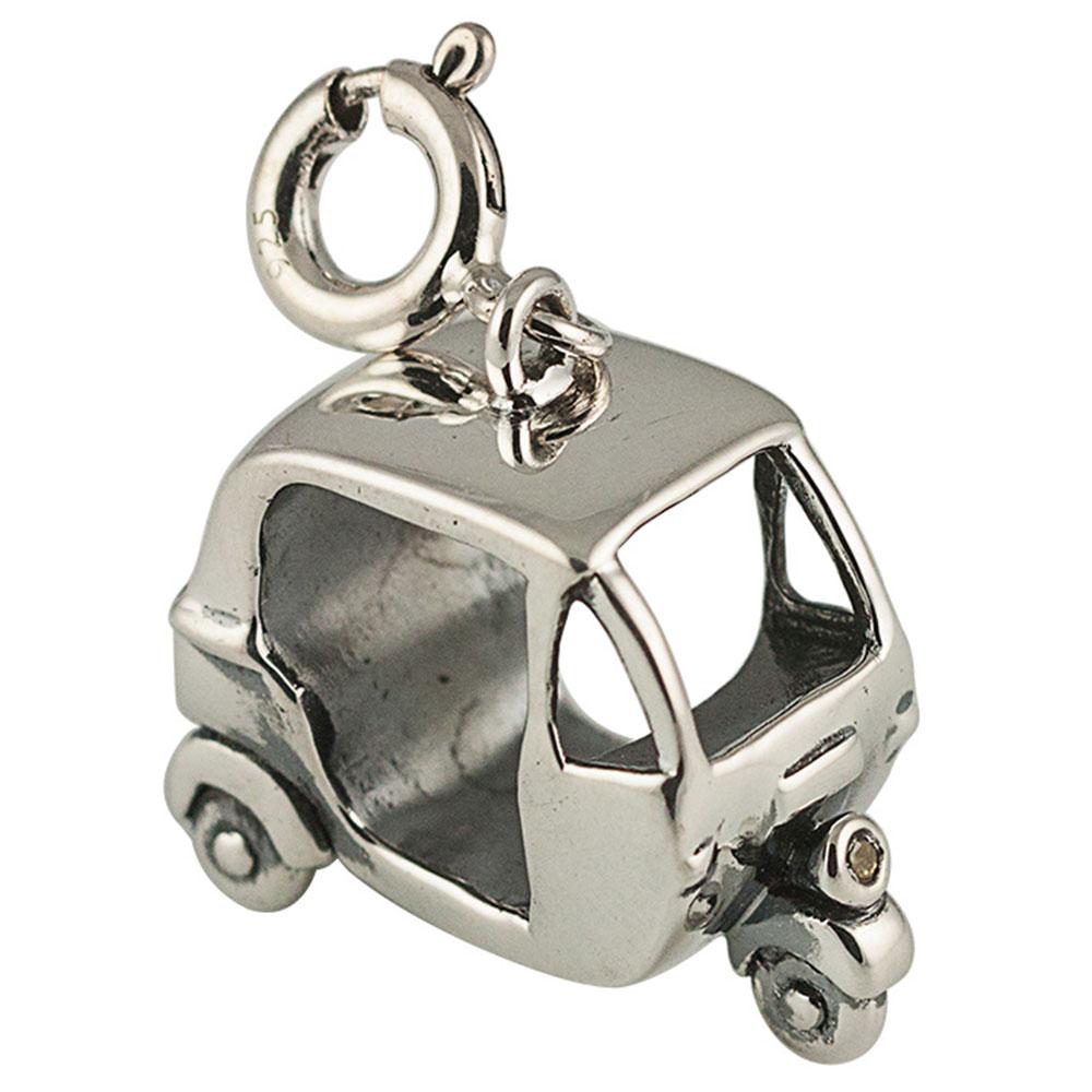 Fourseven Auto Rickshaw Charm C-300-PL-S White-BG-Image