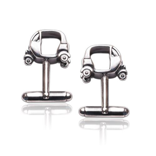 Fourseven Auto Rickshaw Cufflinks CL-47-PL-S White-BG-Image