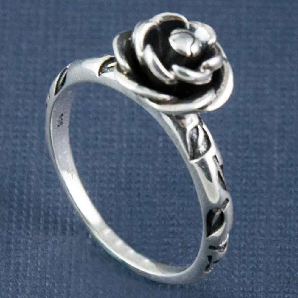 Fourseven Blooming Rose Ring R-169-AL-SBase Base-Image