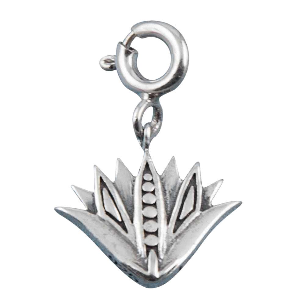 Fourseven Blue Lotus Charm C-795-SI-S White-BG-Image