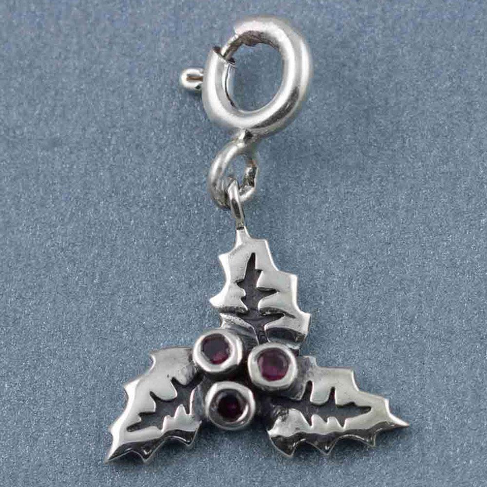 Fourseven Christmas Holly Charm C-655-SP-S Base-Image