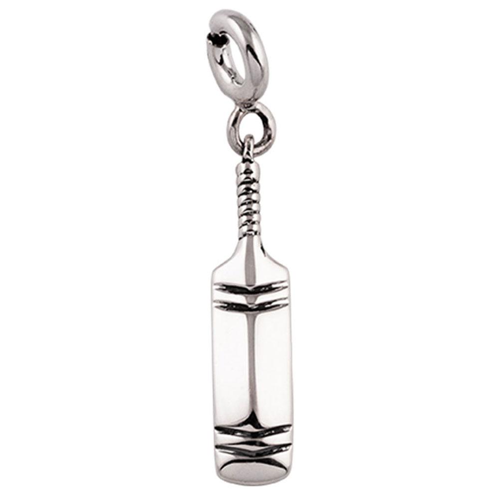 Fourseven Cricket Bat Charm C-953-PL-S White-BG-Image