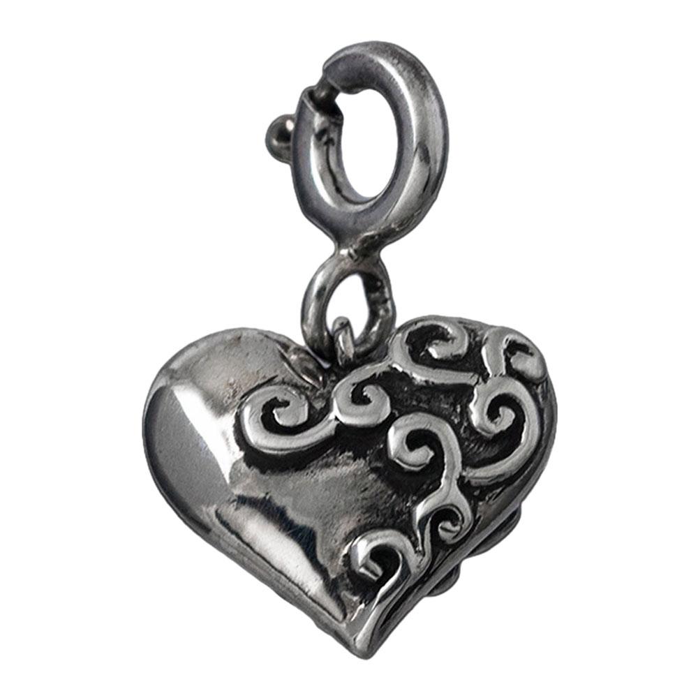 Fourseven Dil Se Heart Charm C-783-AL-S White-BG-Image