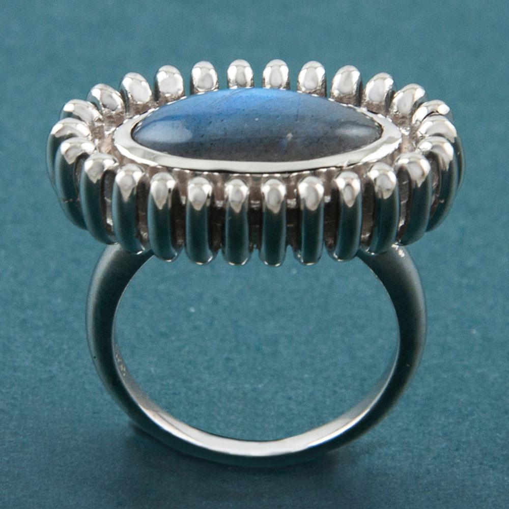 Fourseven Duchess Ring in Bluefire Labradorite R-147-AL-LAB Base-Image