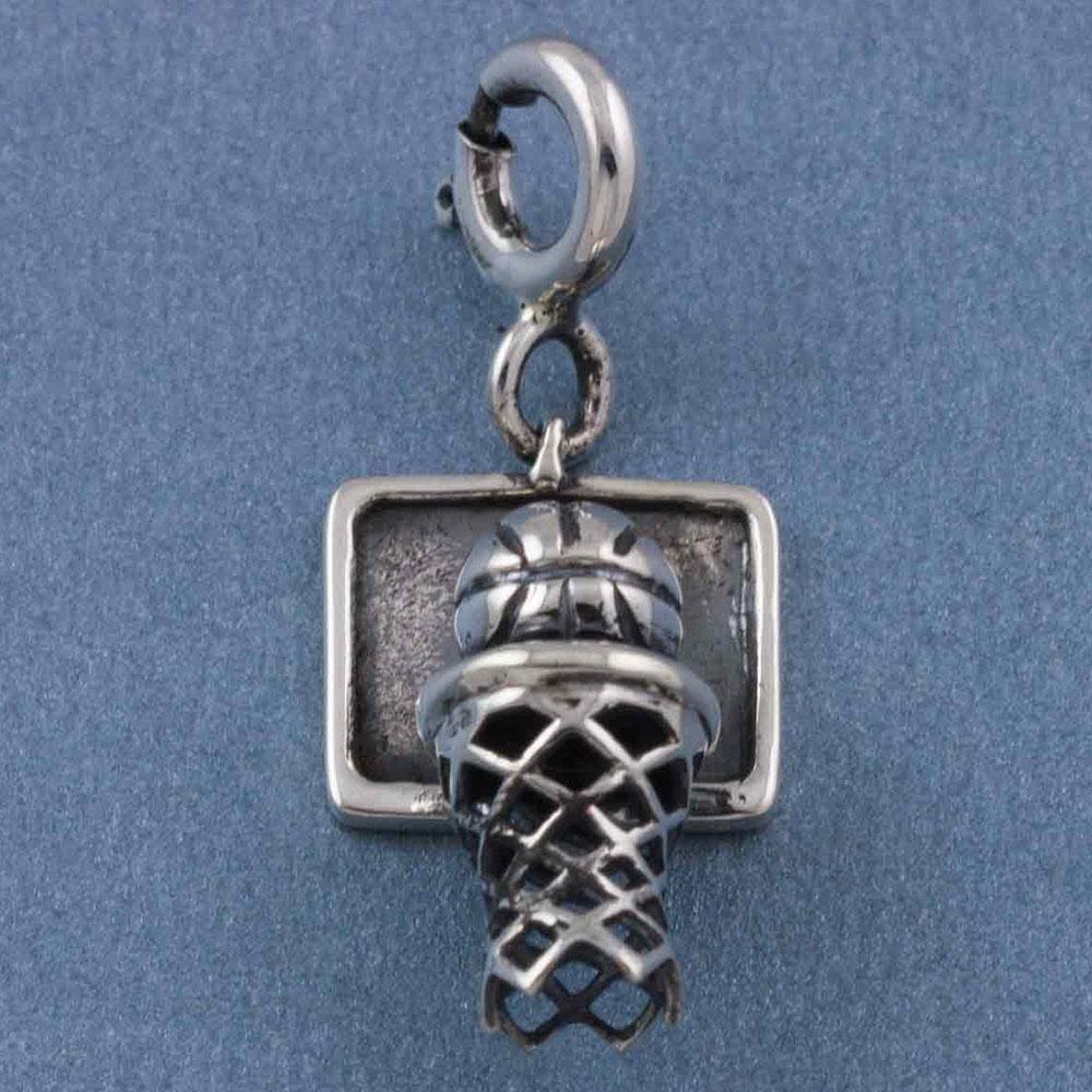 Fourseven Dunk It! Basketball Charm C-563-SI-S Base-Image