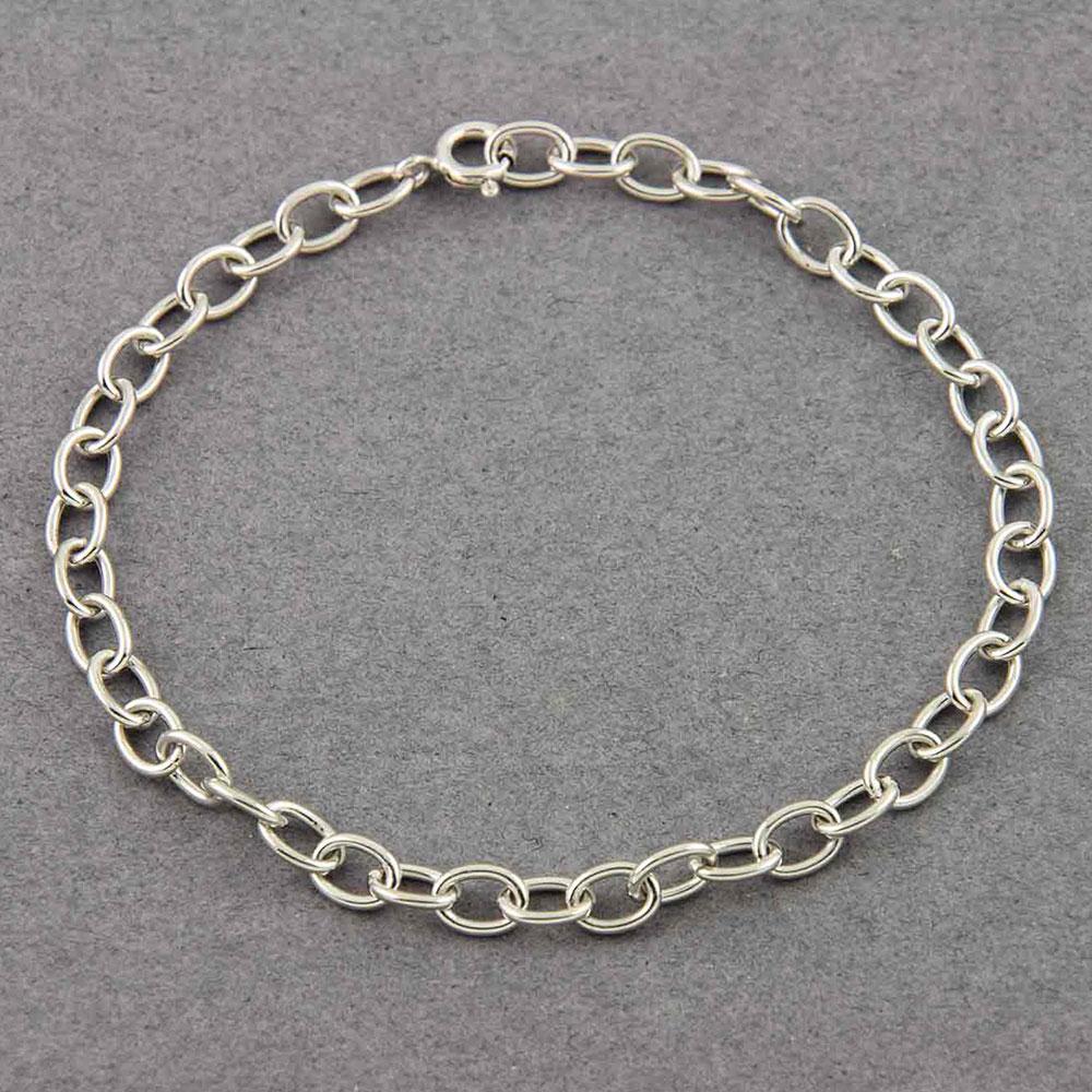 Fourseven Elemental Silver Charmholder Bracelet B-84-SI-S Base-Image