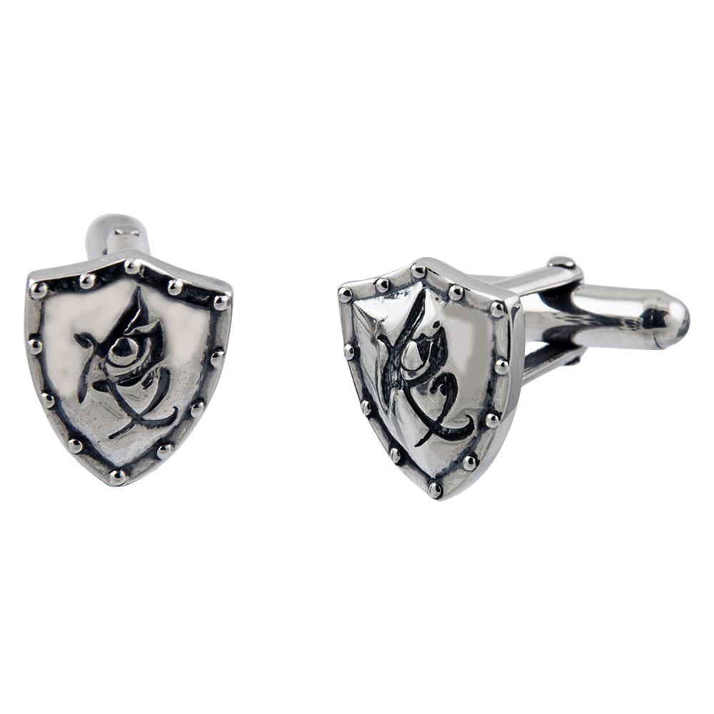 Fourseven Fearless Rune Cufflinks CL-66-SP-S White-BG-Image