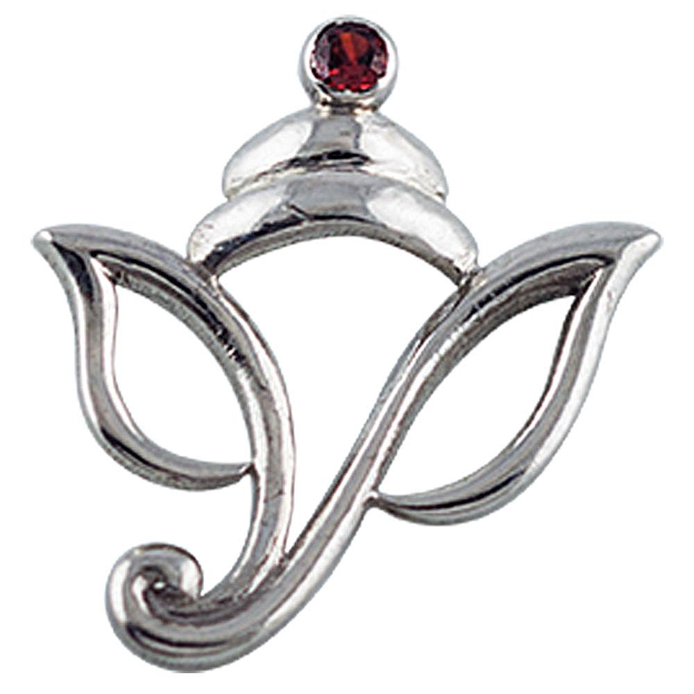 Fourseven Ganesha Pendant N-167-SI-S White-BG-Image