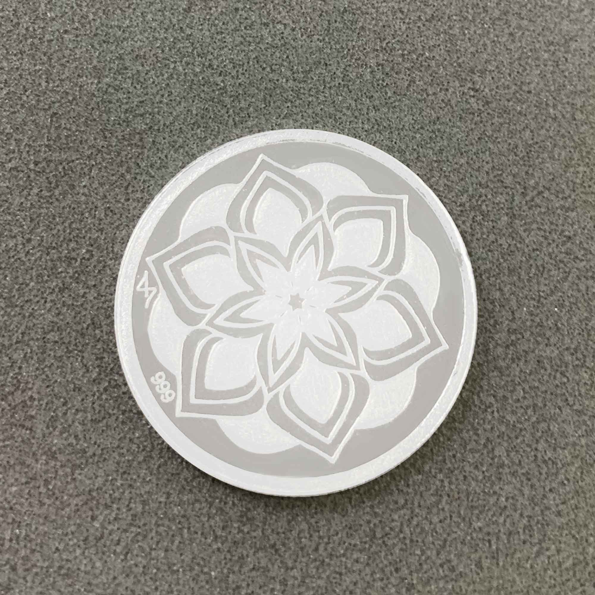 Gayatri Mantra Pure 999 Silver Coin-10 Gram