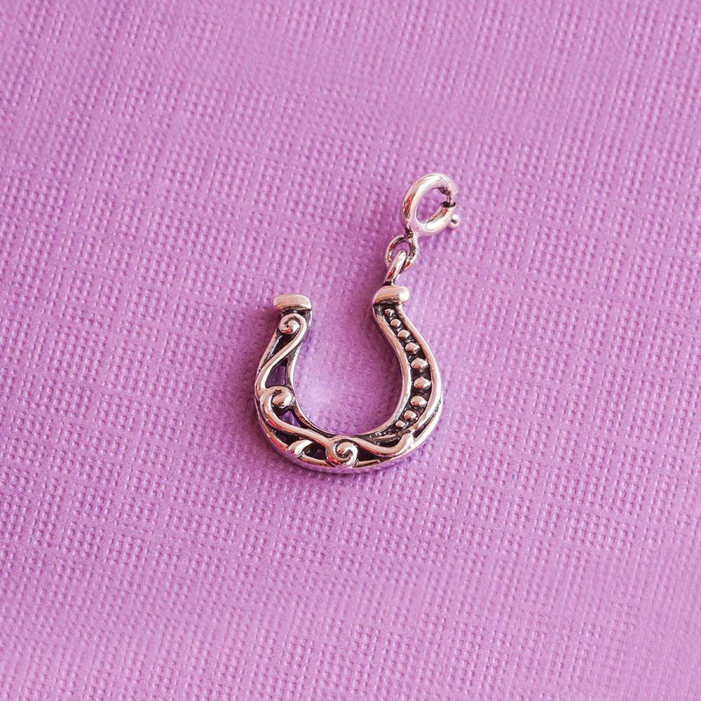 Fourseven Good Luck Horseshoe Charm C-748-SP-S Base-Image