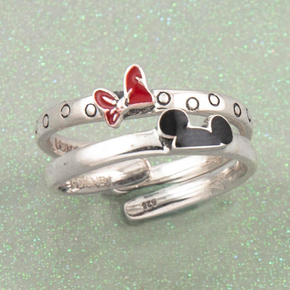 Fourseven He Loves Her Adjustable Silver Stack Ring Set DLS-79-PL-S Base-Image