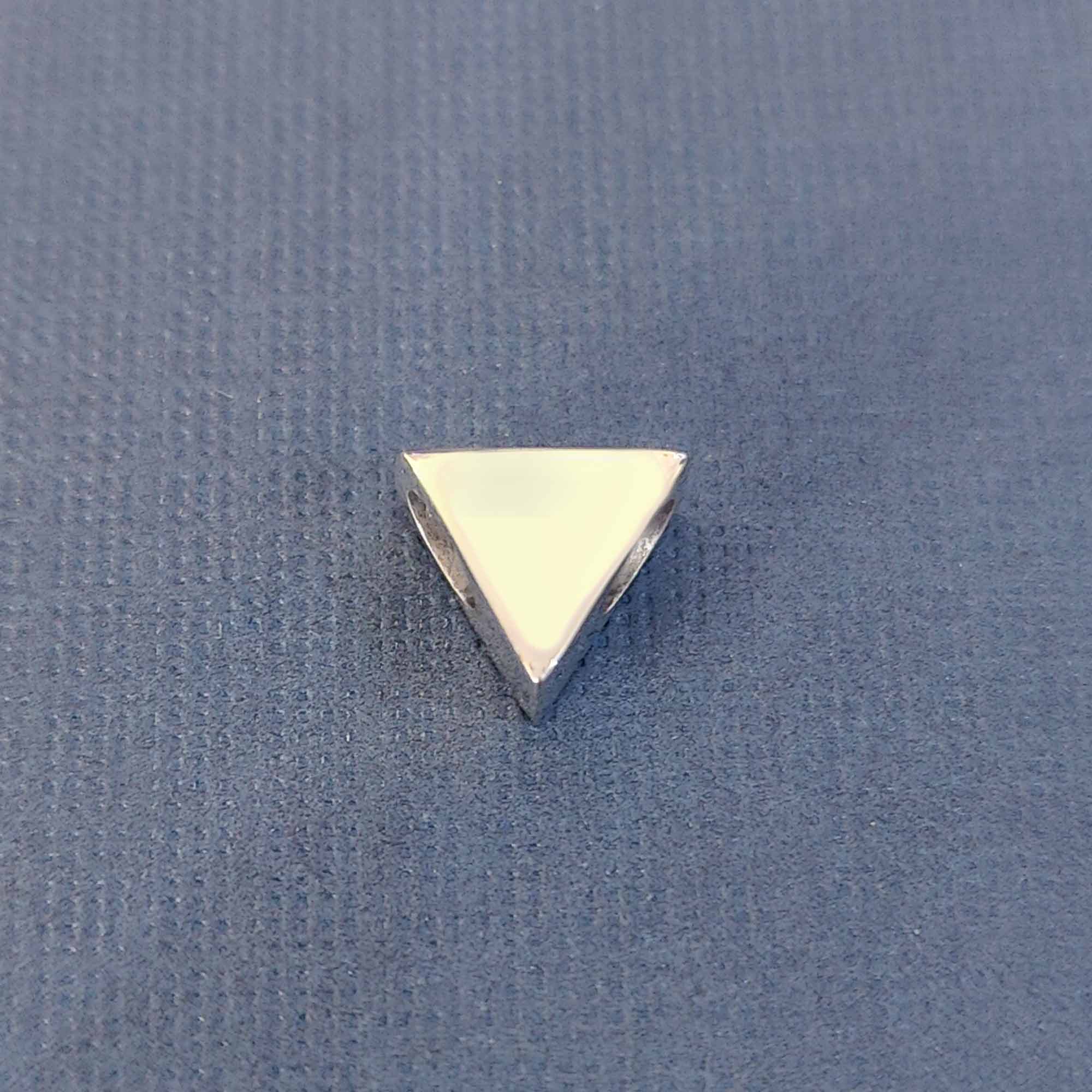 I Am a Triangle Silver Pendant