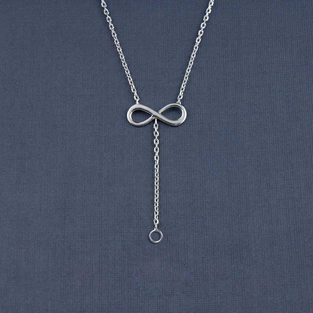 Fourseven Infinity Charmholder Necklace N-57-SI-S Base-Image