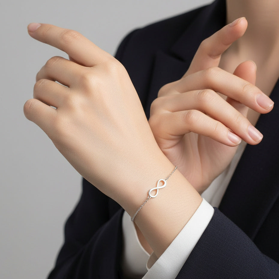 Infinity Silver Bracelet