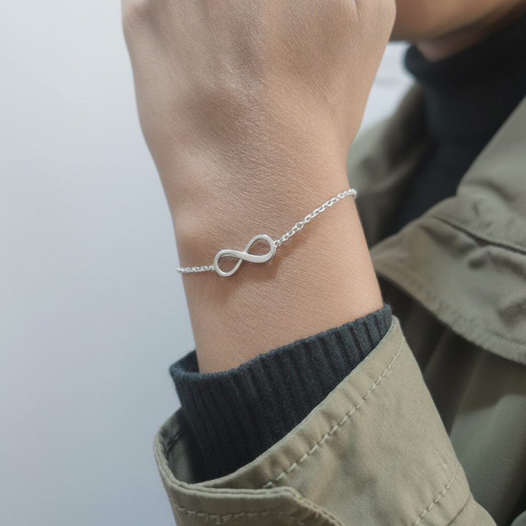 Infinity Silver Bracelet