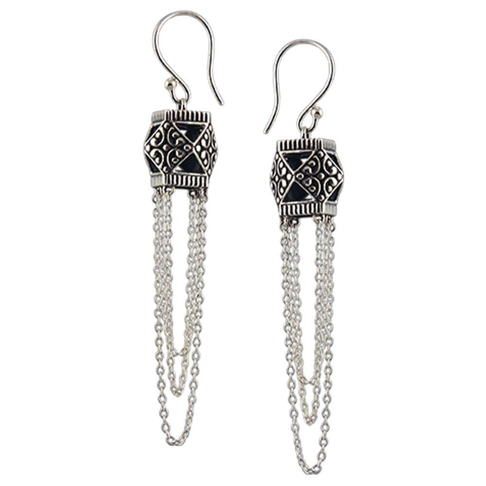 Fourseven Kandeel Earrings E-249-SP-S White-BG-Image