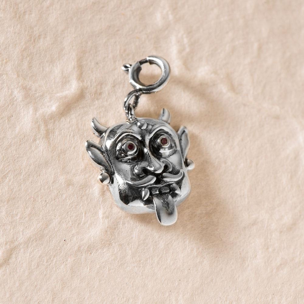 Fourseven Keep Evil At Bay Mask Charm C-307-PL-S Base-Image